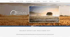 Desktop Screenshot of bramanmortuary.com